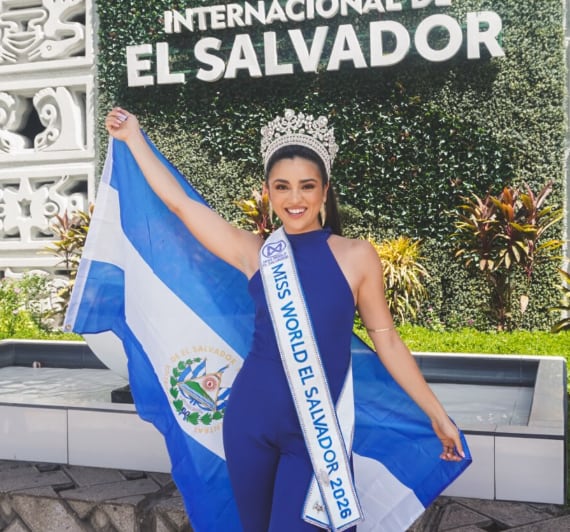 Más allá de la competencia, la salvadoreña ha conquistado al público por su compañerismo y calidez humana (Cortesía: Adriana Rivas).