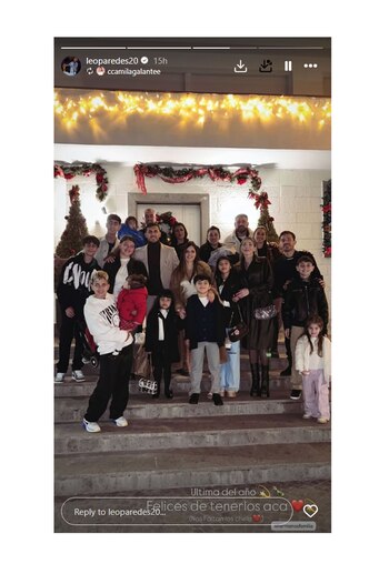 La postal familiar de Leandro