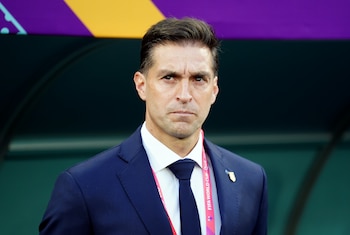Diego Alonso, en Qatar 2022 (Mike Egerton/PA Wire/dpa)