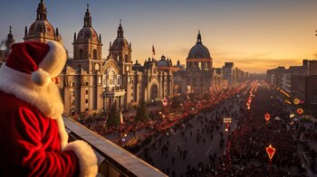Santa Claus lidera su equipo