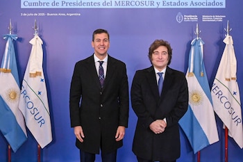 Javier Milei en el Mercosur 2025