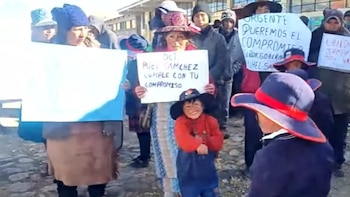 Alumnos de colegio en Arequipa