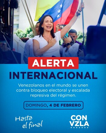 María Corina Machado pidió este