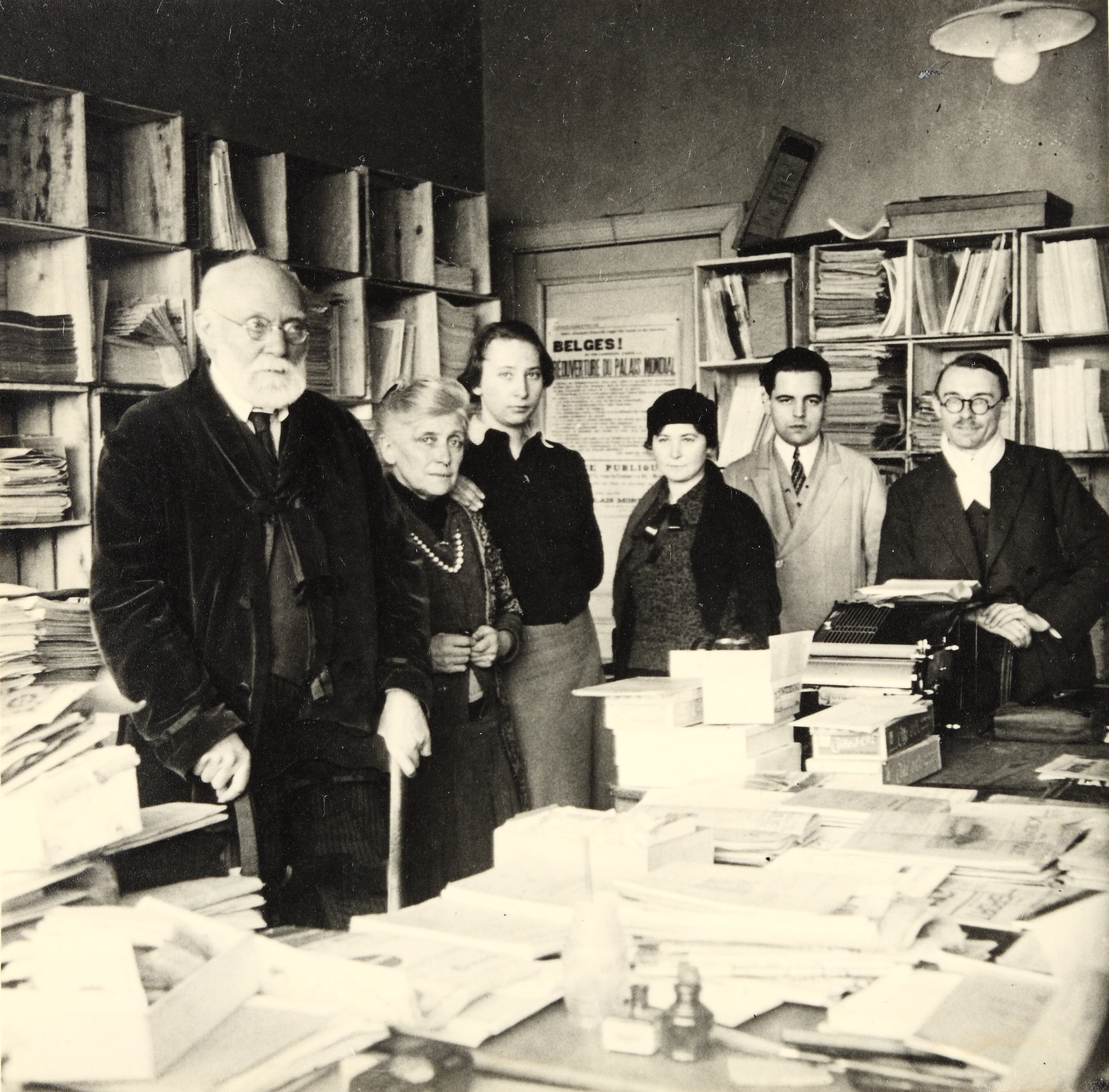 El Mundaneum, fundado por Otlet y La Fontaine, reunió más de quince millones de fichas clasificadas bajo la Universal Decimal Classification (Wikimedia Commons)