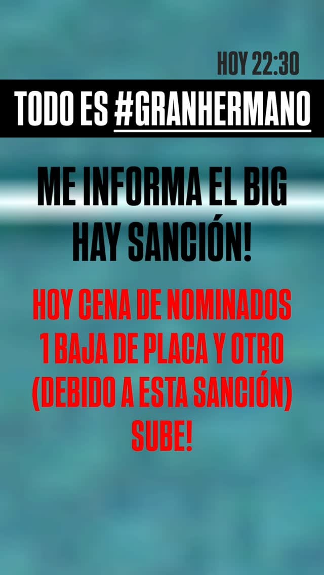 La semana en Gran Hermano está marcada por una doble eliminación y una nueva dinámica de votación positiva y negativa