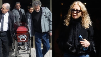 La despedida de Fito Páez y Cecilia Roth a Adolfo Aristarain: las fotos de su último adiós