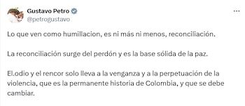 Este fue el mensaje en