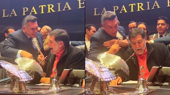 El presidente de la Mesa