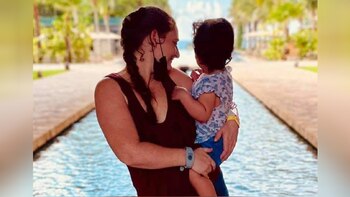 Tahnee y su hija Addie