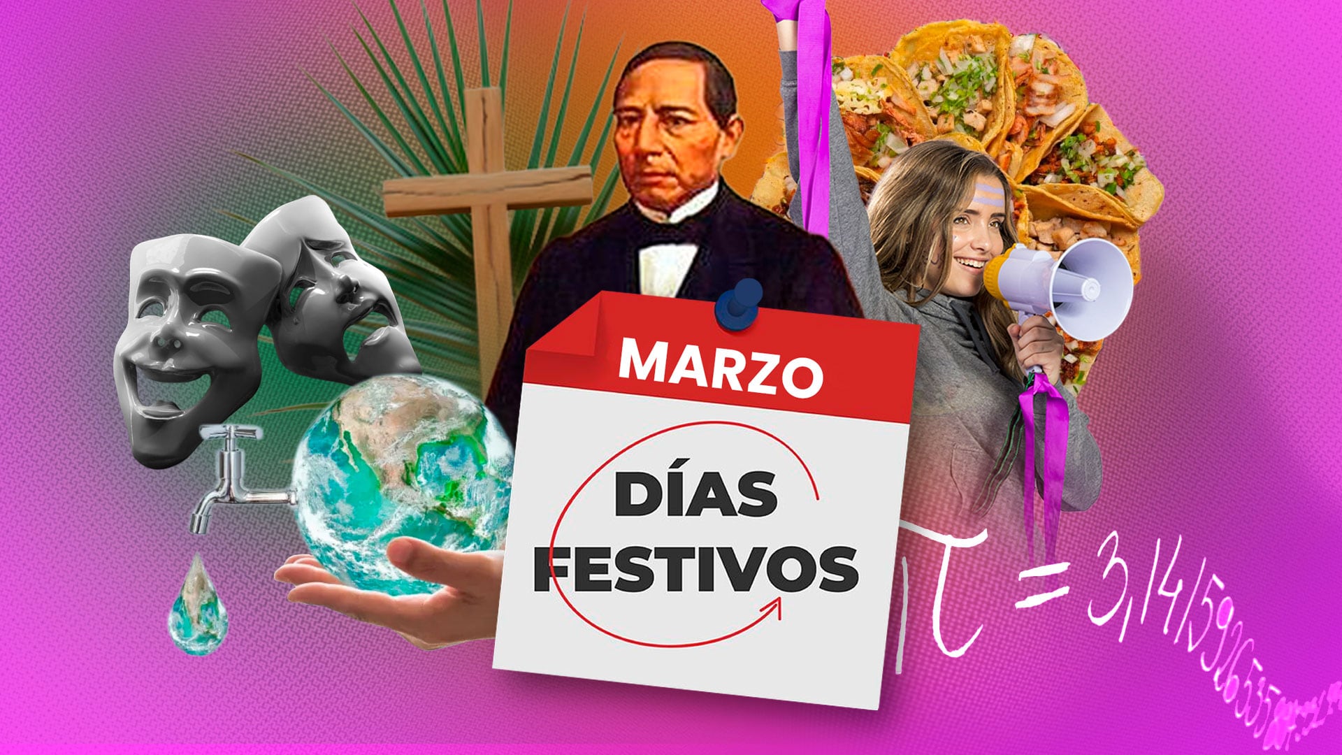 Marzo de 2026 tendrá varias efemérides en México, como el natalicio de Benito Juárez (Fotoarte: Jesús Aviles Infobae México)