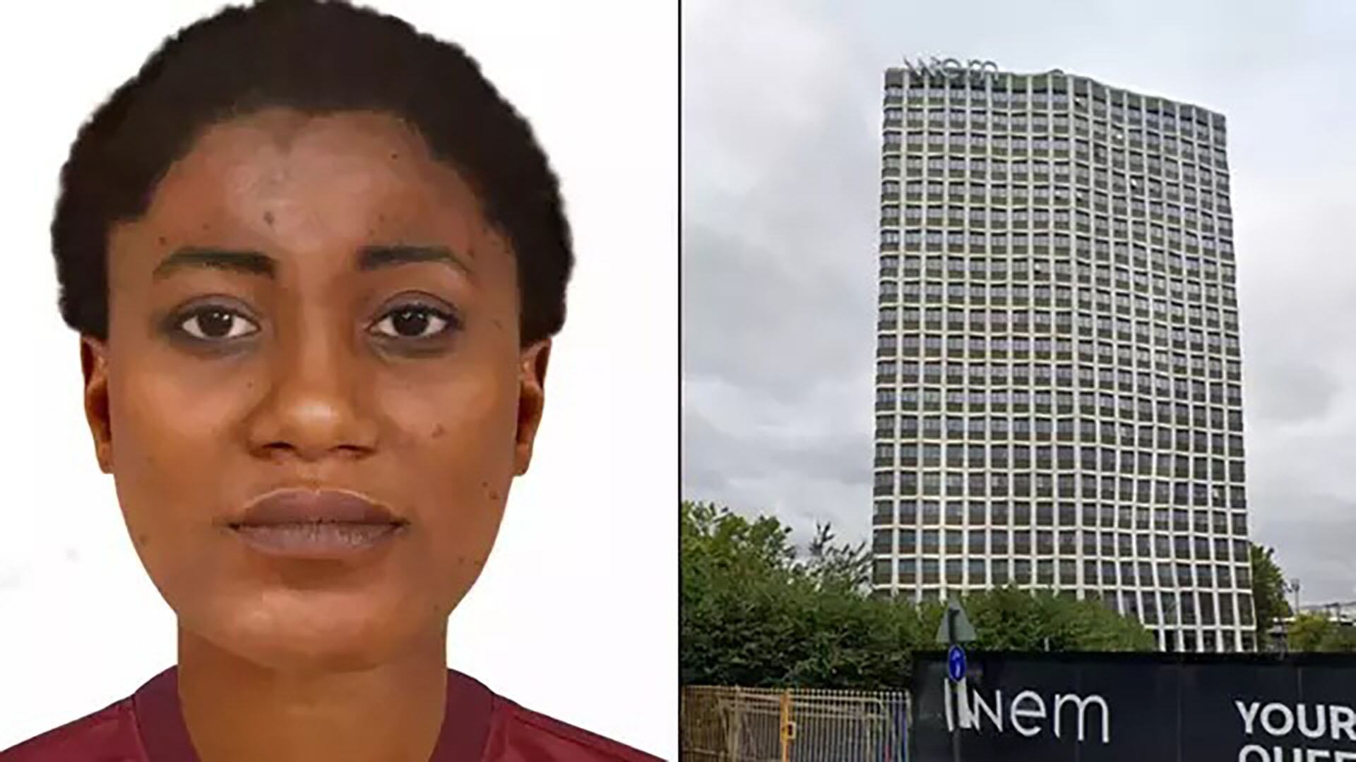 La reconstrucción digital del rostro de la mujer de Wembley Point