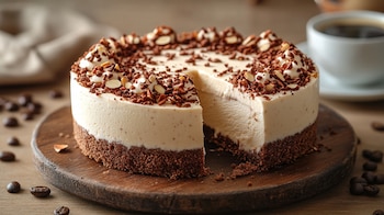 Torta helada de café con