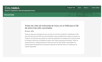 Este es el aviso de