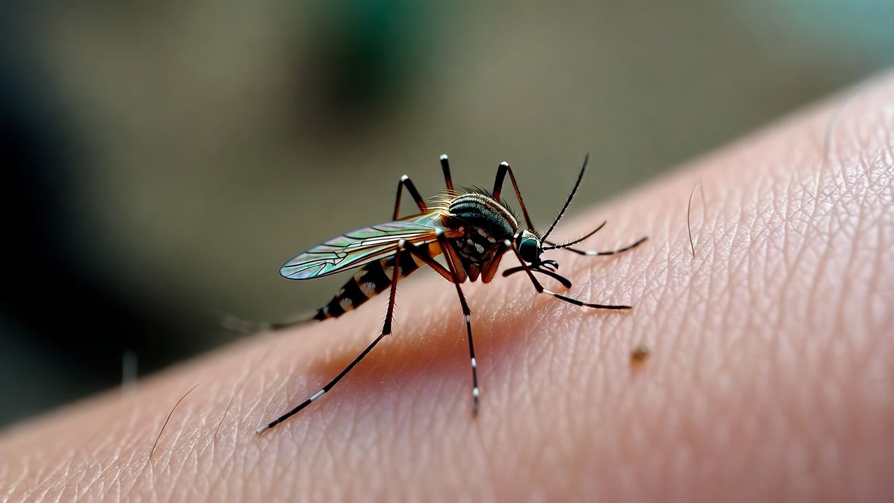 La acumulación de agua estancada tras las inundaciones favorece la proliferación de mosquitos transmisores de dengue, zika y chikungunya- crédito VisualesIa