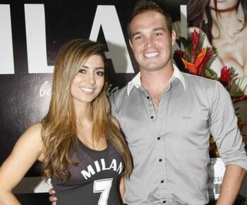 Claudia Ramírez y George Forsyth