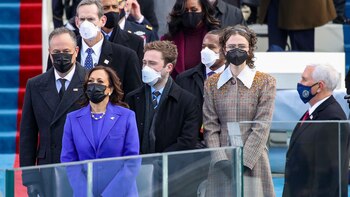 Ella Emhoff durante la toma