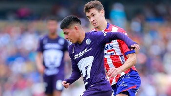 Piero Quispe brilló en la victoria de Pumas UNAM 3-0 sobre Atlético San Luis.