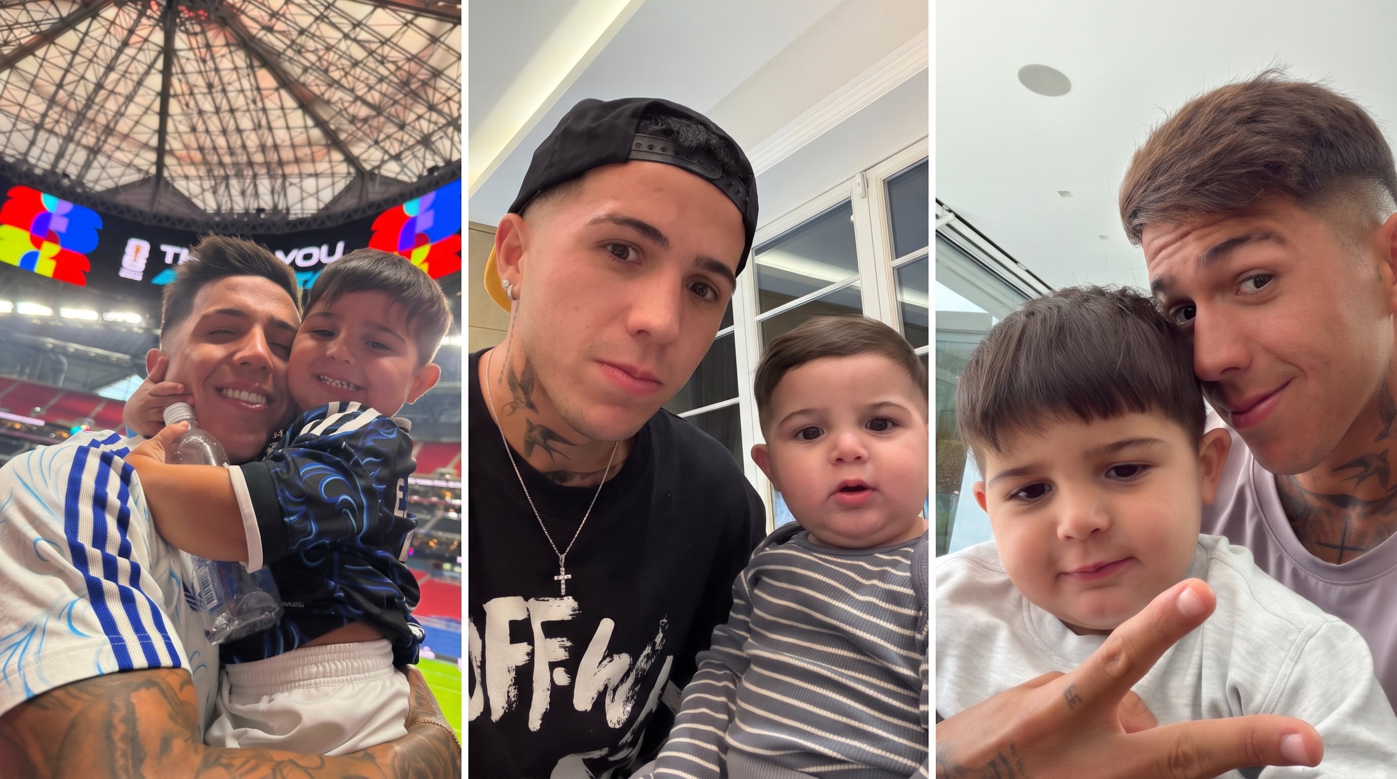 El emotivo mensaje de Enzo Fernández para su hijo Benjamín por su cumpleaños: “Mi príncipe”