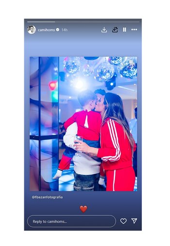 Cami Homs en el cumple