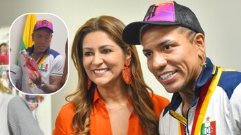 Dayro Moreno no pudo ocultar