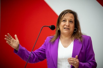 08/04/2024 08 April 2024, Berlin: Chair of the S&D Group in the European Parliament Iratxe Garcia Perez takes part in the press statement after the Social Democratic Party of Germany (SPD) Presidium meeting. Photo: Michael Kappeler/dpa
POLITICA INTERNACIONAL
Michael Kappeler/dpa