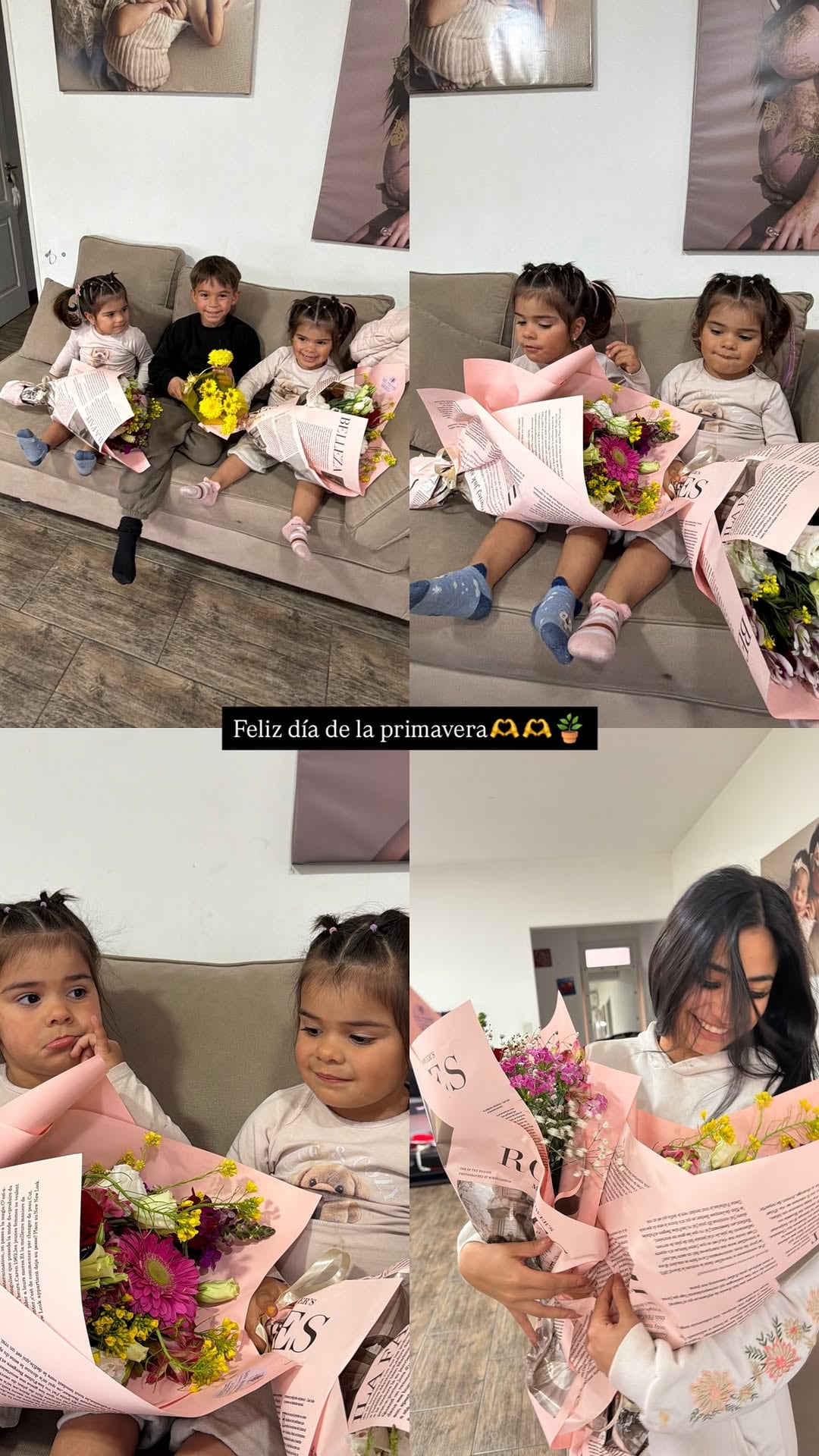 A un año del accidente, Thiago volvió a pasar un Día de la Primavera con sus hijas