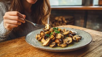 Los champiñones son uno de