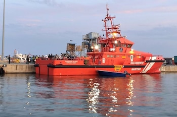 Barco de rescate de Salvamento Marítimo. (Europa Press)