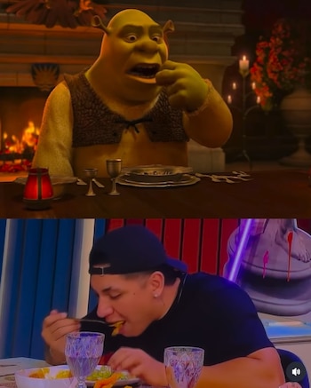 Ese Pérez como un personaje de película
