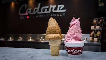 Dulce de leche y frutilla