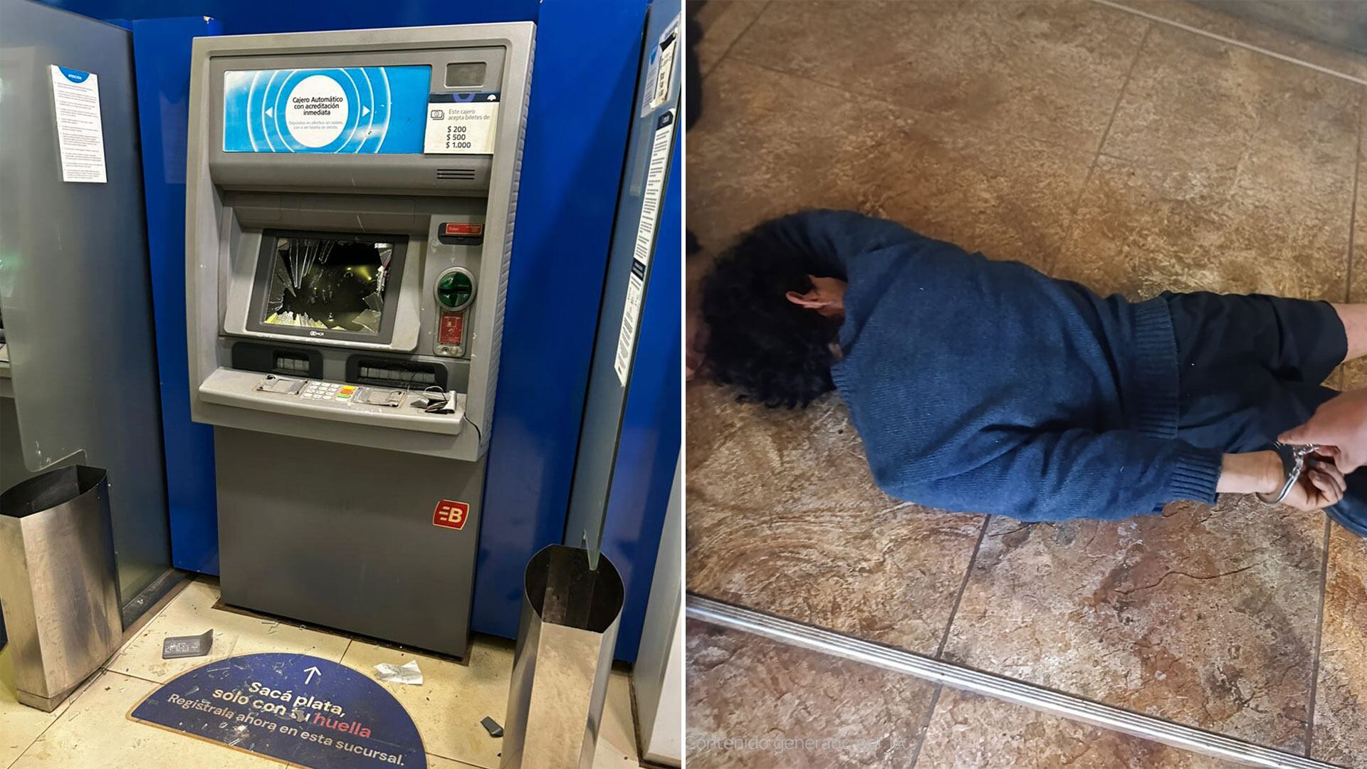 El atacante fue identificado gracias a cámaras de seguridad y permanece bajo custodia policial