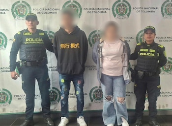 La Policía Metropolitana de Bogotá capturó a dos hermanos de 26 y 28 años en la localidad de Tunjuelito - crédito Mebog