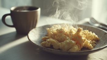 La receta de huevos al