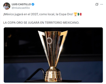 La Selección Mexicana defendería su título jugando en casa