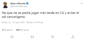 Álvaro Morales hizo énfasis en
