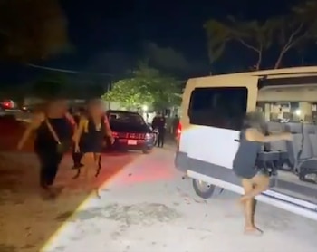 Las tres víctimas fueron trasladadas