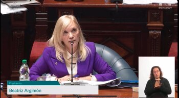 La vicepresidenta de Uruguay y