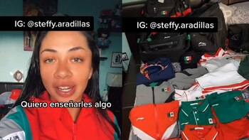 “Aquí están mis uniformes, tan