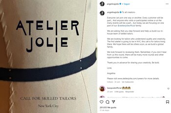 Angelina Jolie anunció el lanzamiento