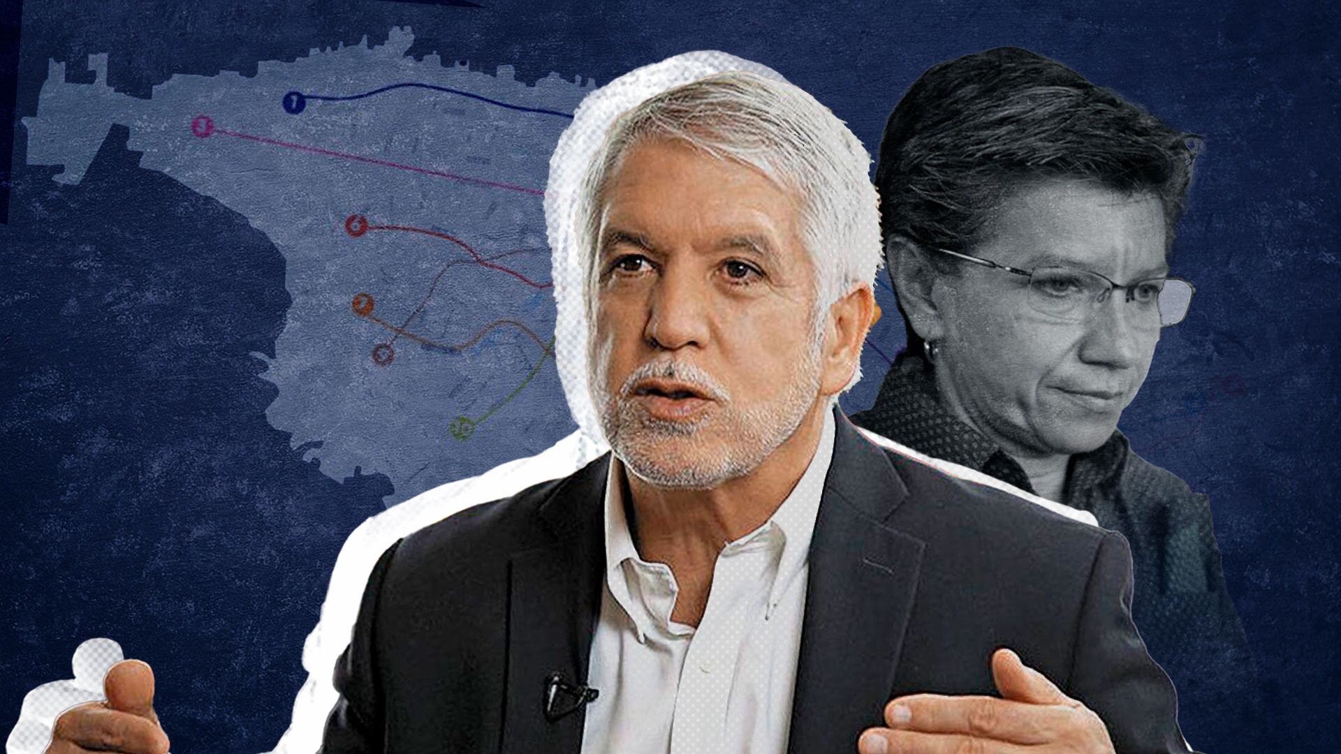 Mientras el metro supera el 62% de avance, los exalcaldes Peñalosa y López protagonizan un cruce de declaraciones sobre quién tiene el mérito de su ejecución - crédito Jesús Aviles/Infobae Colombia