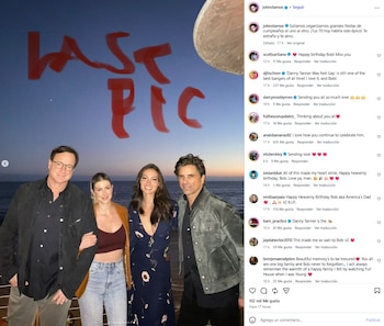 John Stamos recuerda a Bob Saget con la “última foto” que se tomaron juntos