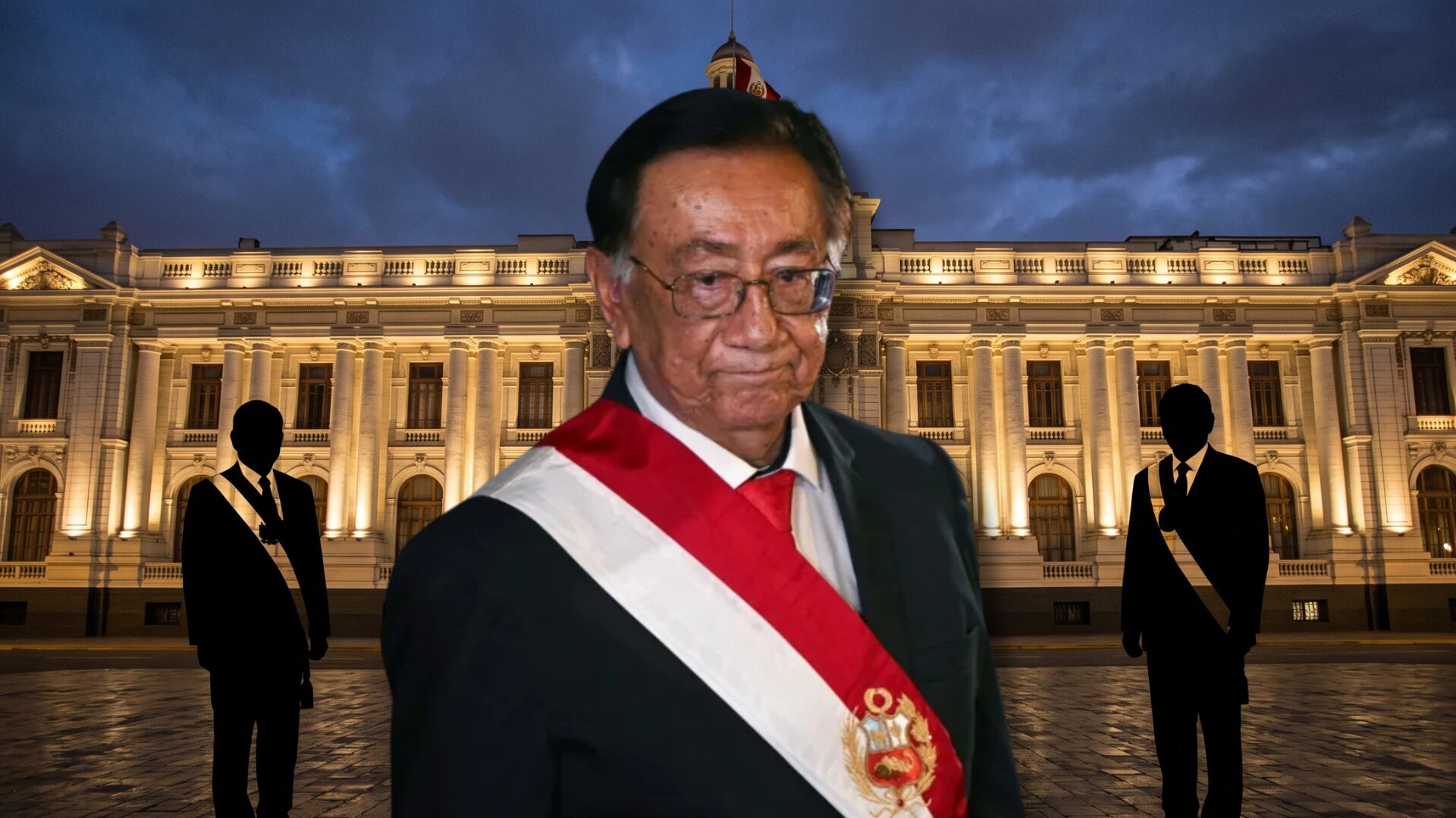 El presidente interino José María Balcázar enfrenta críticas desde el propio Congreso, no solo desde la oposición. Composición: Infobae