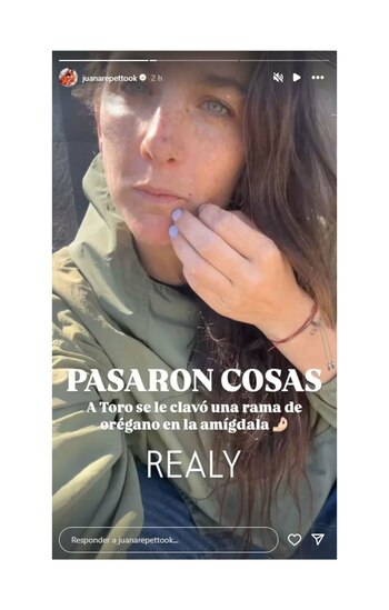 Juana Repetto le compartió a