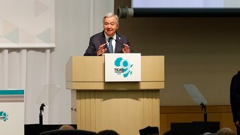 Japón pide a Guterres mayor