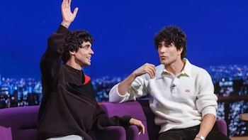 Los Javis en 'Cara al show'. (Atresmedia)