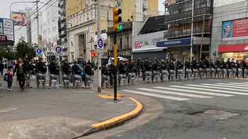 El operativo policial llegó hasta