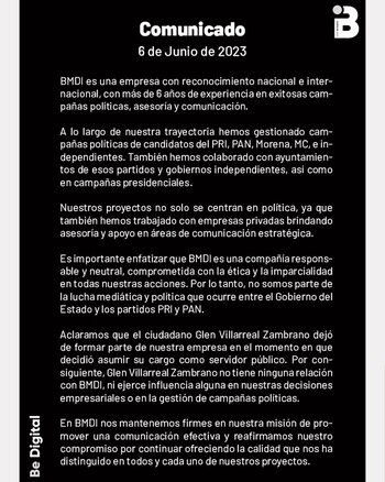 La empresa BMDI aseguró que