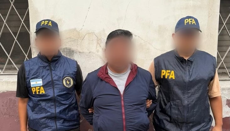 El operativo de captura se desplegó en la Avenida General Paz en el área metropolitana de Buenos Aires