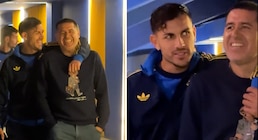 El particular gesto entre Paredes y Riquelme que llamó la atención tras el empate de Boca Juniors en la Copa Libertadores: “De mi lado, estoy tranquilo”