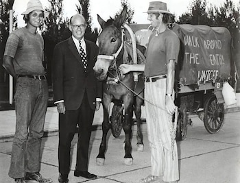 Al inicio de la travesía,